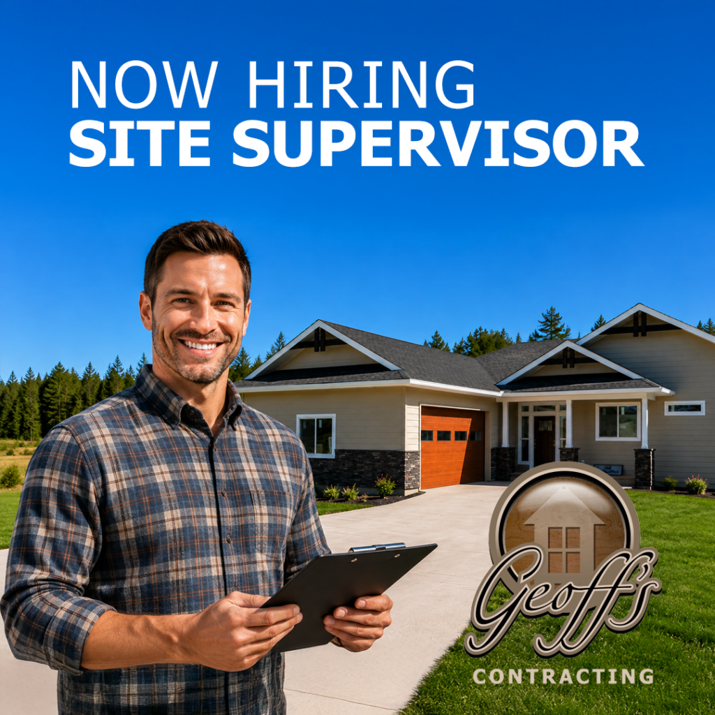 Site Supervisor at Geoff's Contracting, Cranbrook BC
